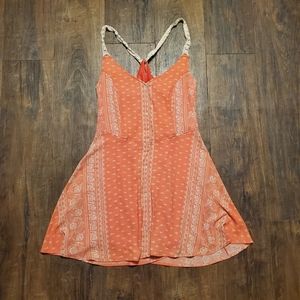 American Rage S Pink Floral Pattern Dress